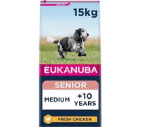 Eukanuba Complete Dry Dog Food for Senior Medium Breeds with Fresh Chicken 15 k