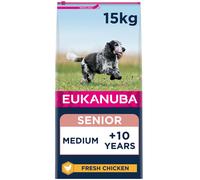 Eukanuba Complete Dry Dog Food for Senior Medium Breeds with Fresh Chicken 15 kg