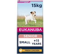 Eukanuba Complete Dry Dog Food for Senior Small Breeds with Fresh Chicken 15 kg
