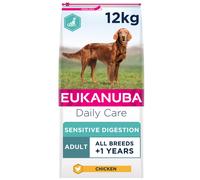 Eukanuba Daily Care Adult Sensitive Digestion Dry Dog Food Chicken 12kg
