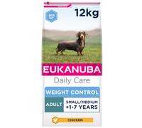 Eukanuba Daily Care Adult Small Medium Weight Control Dry Dog Food Chicken 12kg