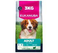 Eukanuba Dog Adult Small/Medium Lamb & Rice 3kg 1 Bag