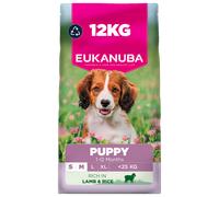 Eukanuba Dog Puppy & Junior Small/Medium Lamb & Rice 12kg 1 Bag