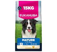 Eukanuba Fresh Chicken - Complete Dry Dog Food - For Mature Senior Medium Breed Dogs 15KG