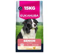 Eukanuba Fresh Chicken - Complete Dry Dog Food - For Senior Medium Breed Dogs 15KG