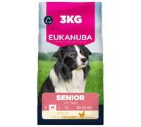 Eukanuba Fresh Chicken - Complete Dry Dog Food - For Senior Medium Breed Dogs 3KG