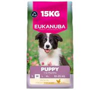 Eukanuba Fresh Chicken - Complete Dry Puppy Food - For Medium Breed Dogs 15KG