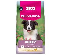 Eukanuba Fresh Chicken - Complete Dry Puppy Food - For Medium Breed Dogs 3KG