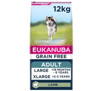 Eukanuba Grain Free Adult Large Dry Dog Food Lamb 12kg
