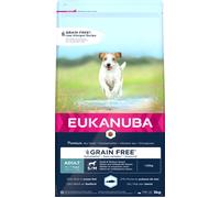 Eukanuba Grain Free Adult Small/Med Ocean Fish 3X3kg