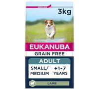Eukanuba Grain Free Small and Medium Breed Lamb Adult Dog Food - 3kg
