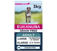 Eukanuba Grain Free Large Breed Adult Dry Dog Food - Ocean Fish - 3kg
