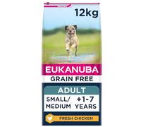 Eukanuba Grain Free Small & Medium Breed Adult - Chicken - 12kg