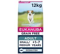 Eukanuba Grain-Free Small & Medium Breed Adult with Salmon - 12kg