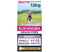 Eukanuba Grain Free Puppy Small & Medium Breed - Chicken - Multibuy: 2 x 12kg