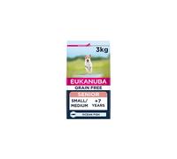 Eukanuba Grain Free Complete Dry Dog Food for Senior Small and Medium Breeds with Ocean Fish 3 kg
