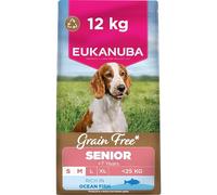 Eukanuba Grain Free Small and Medium Senior Ocean Fish Dog Food - 12kg