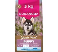 Eukanuba Grain Free Ocean Fish - Complete Dry Puppy Food - For Large & Giant Breed Dogs 3KG