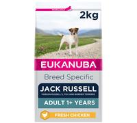 Eukanuba Jack Russell & Border Terrier Breeds - With Fresh Chicken - Complete Dry Dog Food - For Adult Dogs 2KG