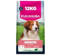 Eukanuba Senior & Mature Lamb & Rice Small & Medium Breeds Dry Dog Food - 12kg