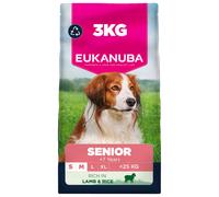 Eukanuba Lamb & Rice - Complete Dry Dog Food - For Senior Small & Medium Breed Dogs 3KG