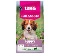 Eukanuba Lamb & Rice - Complete Dry Puppy Food - For Small & Medium Breed Dogs 12KG