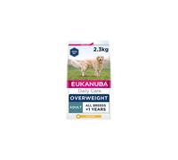 Eukanuba Overweight and Sterilised Low Fat Complete Dry Dog Food for Adult Dogs with Chicken 2.3 kg