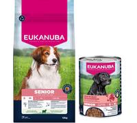 Eukanuba Senior & Mature Lamb & Rice Small & Medium Breeds Dry Dog Food - 12kg
