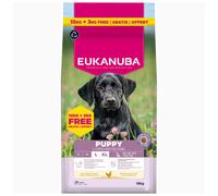 Eukanuba Premium Nutrition Puppy Large & Giant Breed Chicken - 15kg + 3kg Extra Free!