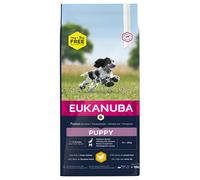Eukanuba Puppy Medium Breed - Chicken - 15kg + 3kg Free!