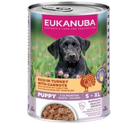 Eukanuba Puppy Rich in Turkey with Carrots - Saver Pack: 48 x 400g