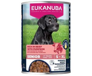 Eukanuba Rich in Beef with Pumpkin Senior Wet Dog Food - 6 x 400g