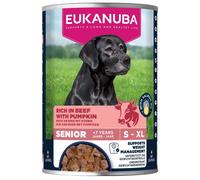 Eukanuba Senior Beef & Pumpkin Wet Dog Food Cans - 6 x 400g