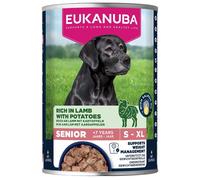 Eukanuba Senior Lamb & Potato Wet Dog Food Cans - 6 x 400g