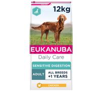 Eukanuba Sensitive Digestion Highly Digestible Complete Dry Dog Food for Adult Dogs with Chicken 12 kg