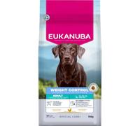 EUKANUBA Weight Control for Dogs Large Breed with Chicken - Sterilised Dogs - Special Care Dry Food with Low Fat Content, Weight Maintenance - 15 kg