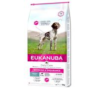 Eukanuba Working and Endurance High Protein and Energy Complete Dry Dog Food for Adult Dogs with Chicken 15 kg