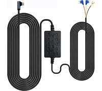 EUKI Dash Cam Hardwire Kit, Acc Hardwire Car Camera Charger Cable Kit 12V- 24V to 5V Car Dash Camera Charger Power Cord with Battery Drain Protection