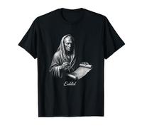 Euklid Ancient Gr eometry Mathematician Scroll Value Graphic T-Shirt