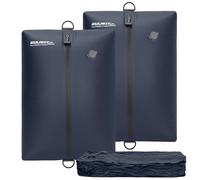 EULANT 2 pack Vacuum Storage Bags for Travel, Reusable Vacuum Zipper Sealer Bag for Clothes, Compression Packing Cubes for Suitcases/Luggage/Backpack, With IPX8 Airtight Zipper，Navy Blue