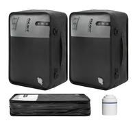 EULANT 20'' Reusable Packing Cubes with Pump for Suitcase,Small Vacuum Bags for Formal Dress on Business Trip,Waterproof Compression Storage bag Case for Travel, With IP67 Zipper & Large Opening