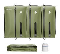 EULANT 3 pack Vacuum Storage Bags with Pump for Travel, Reusable Vacuum Zipper Sealer Bag for Clothes, Compression Packing Cubes for Suitcases/Luggage/Backpack, With IPX8 Airtight Zipper