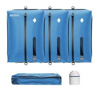 EULANT 3 pack Vacuum Storage Bags with Pump for Travel, Reusable Vacuum Zipper Sealer Bag for Clothes, Compression Packing Cubes for Suitcases/Luggage/Backpack, With IPX8 Airtight Zipper