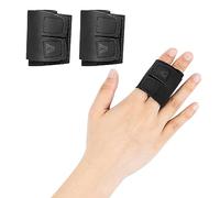 EULANT Elastic Finger Splint 2 Pieces, Adjustable Finger Bandage, Fingers Support Wraps,Finger Straightener Finger Protector for Arthritis Trigger Finger Pain Relief,for Sport Protection