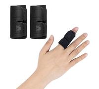 EULANT Elastic Finger Splint 2 Pieces, Adjustable Finger Bandage, Fingers Support Wraps,Finger Straightener Finger Protector for Arthritis Trigger Finger Pain Relief,for Sport Protection