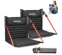 EULANT Inflatable Stadium Seat Cushion with Back Support, Portable Floor Chair with Backrest for Camping, Beach, Garden,Kayaking, Hiking, Stadium, Sporting Events, Concert Excursions,Outdoor Sit Mat
