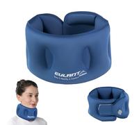 EULANT Inflatable Travel Pillow for Neck Support,Blow Up Neck Pillows for Airplanes/Sit to Sleep/Office,Soft Cervical Neck Collar for Keeping Vertebrae Stable and Aligned,Compact & Easy to Carry,Blue