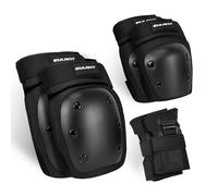 EULANT Knee and Elbow Pads for Teenager & Adults,Girls Skateboard Pads,Boys Roller Skating Pads,Knee Elbow Wrist Pads for Rollerblading Riding Scooter Skating Skateboarding,M
