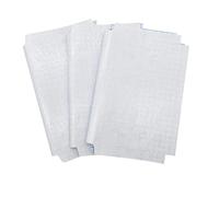 EULANT Pack of 10 Quality Clear Self Adhesive Book Covering Film with Diamond Pattern, Sticky Plastic Film Books Covers,16K Size for Books at 19.5 * 26cm