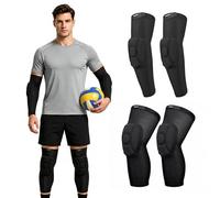 EULANT Stretchy Knee and Elbow Pads for Youth/Adult,Arm Sleeve + Leg Sleeve